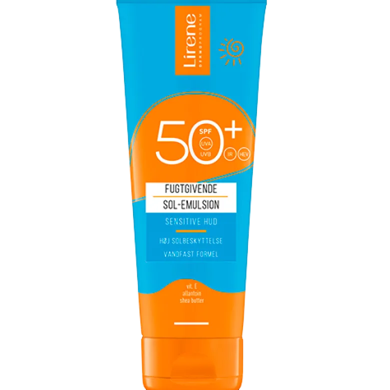 Lirene Sun Protection Lotion SPF50 Vit. E, Allantoin & Shea Butter (120 ml)