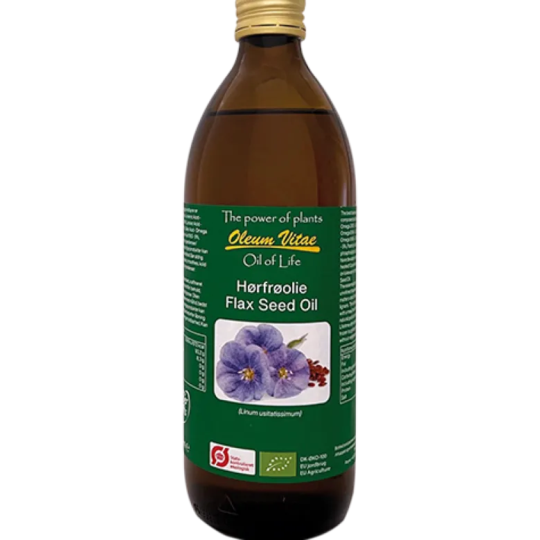Livets Olie - Oil of Life Ren Hørfrøolie Ø (500 ml)