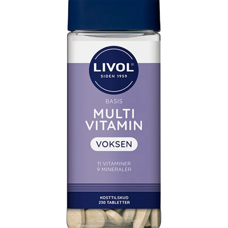 Livol Basis Multi Vitamin Voksen (230 tabs)