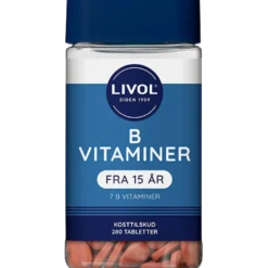 Livol B-vitamin (280 tabs)