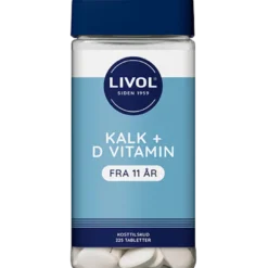Livol Kalk + D3 (225 stk)