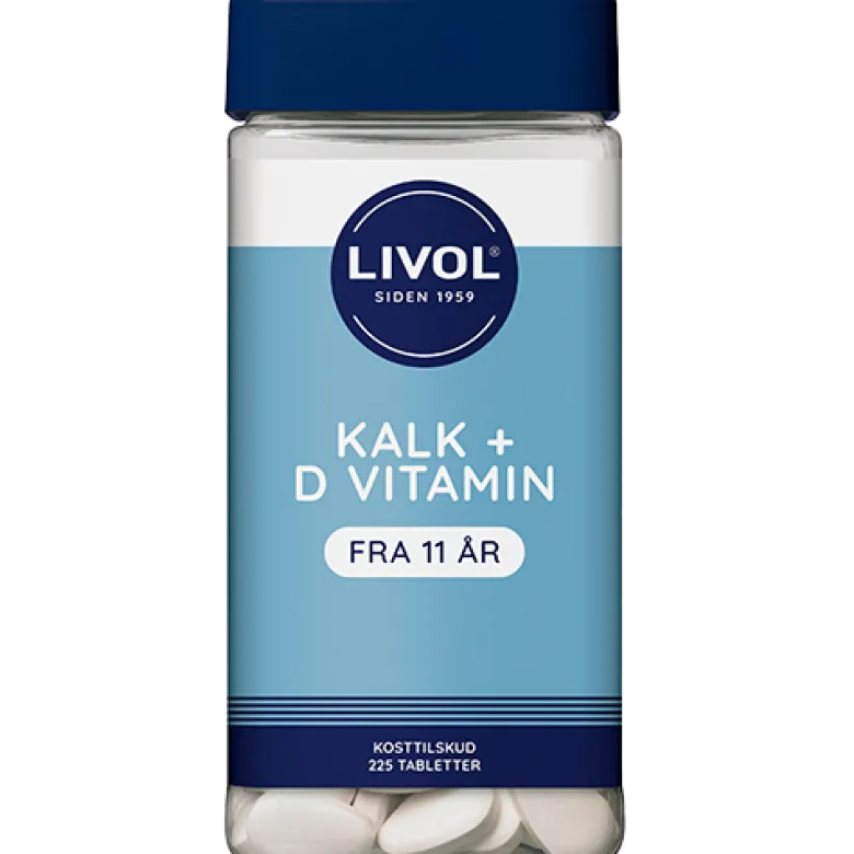 Livol Kalk + D3 (225 stk)