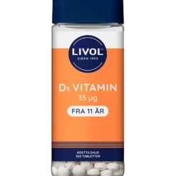 Livol Vitamin D 35 mcg (350 tabletter)