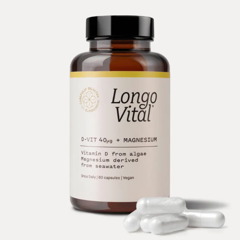 Longo Vital D-vitamin & Magnesium (60 stk)