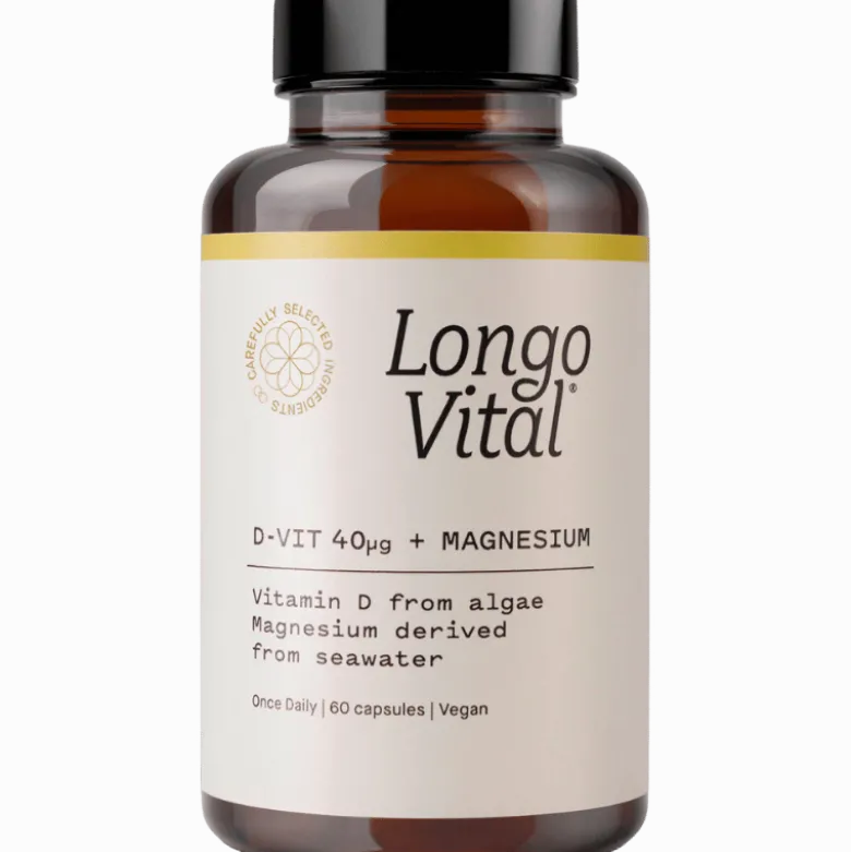 Longo Vital D-vitamin & Magnesium (60 stk)