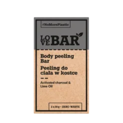 Love Bar Body Peeling Bar Activated Charcoal & Lime Oil (2 x 30 g)