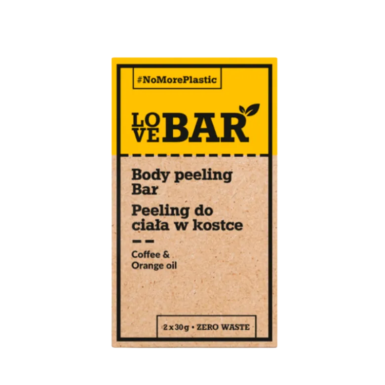 Love Bar Body Peeling Bar Coffee & Orange Oil (2 x 30 g)