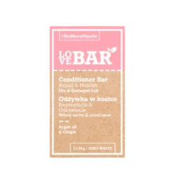 Love Bar Conditioner Bar Repair & Nourish Dry & Damaged Hair Argan Oil & Ginger (2 x 30 g)