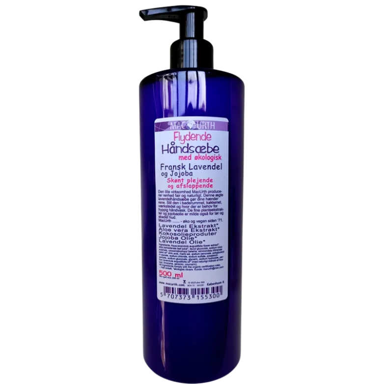 Macurth Flydende Håndsæbe Lavendel M. Jojoba (500 ml)