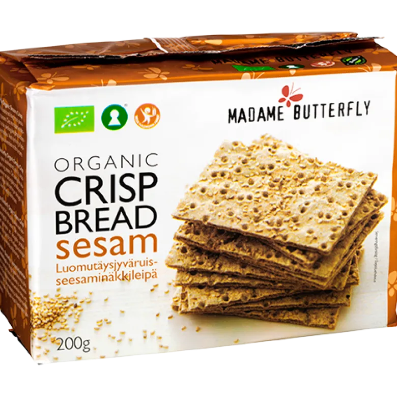 Madame Butterfly Knækbrød Sesam Ø (200 g)
