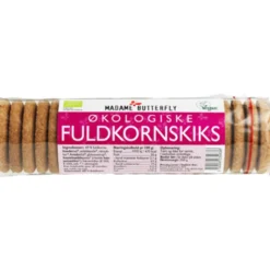 Madame Butterfly Øko Fuldkornskiks (250 g)
