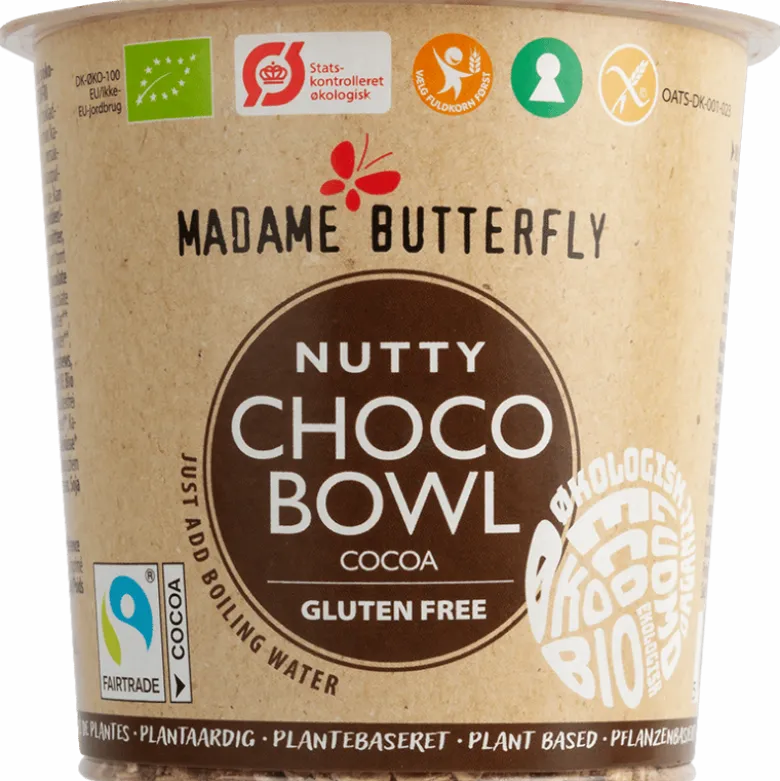 Madame Butterfly Nutty Choco Bowl Cocoa Glutenfri Ø (55 g)