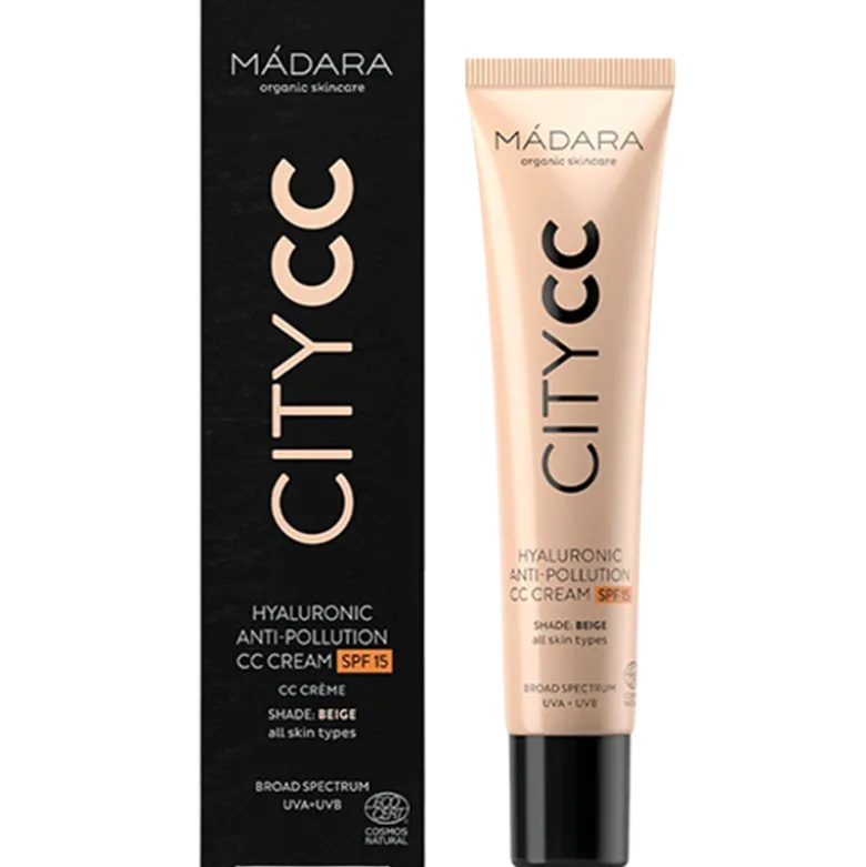 Madara Hyaluronic Anti-Pollution CC Cream SPF15 Beige (40 ml)