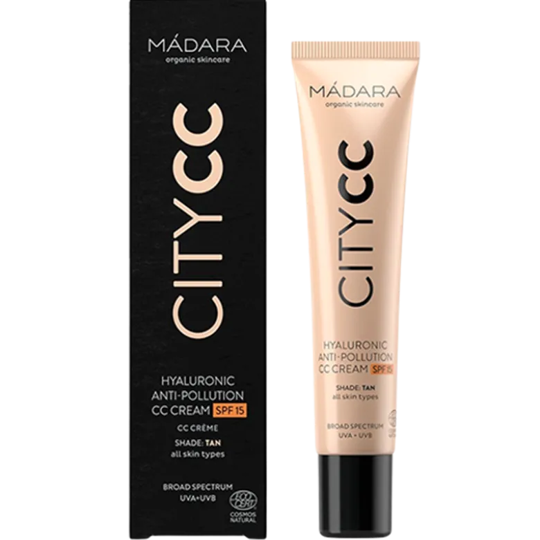 Madara Hyaluronic Anti-Pollution CC Cream SPF15 Tan (40 ml)