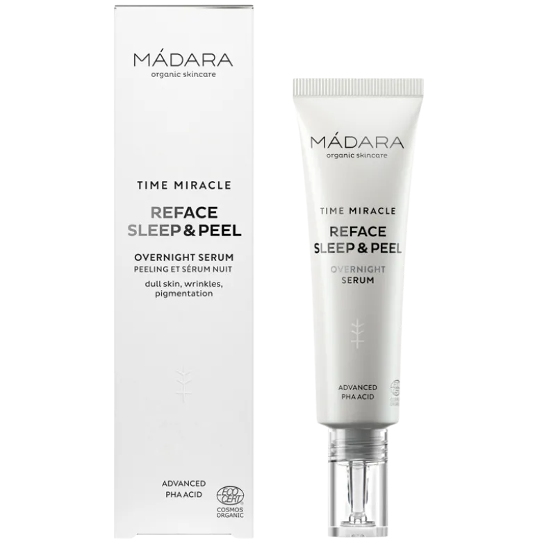 Madara Time Miracle Reface Sleep & Peel Overnight Serum (30 ml)