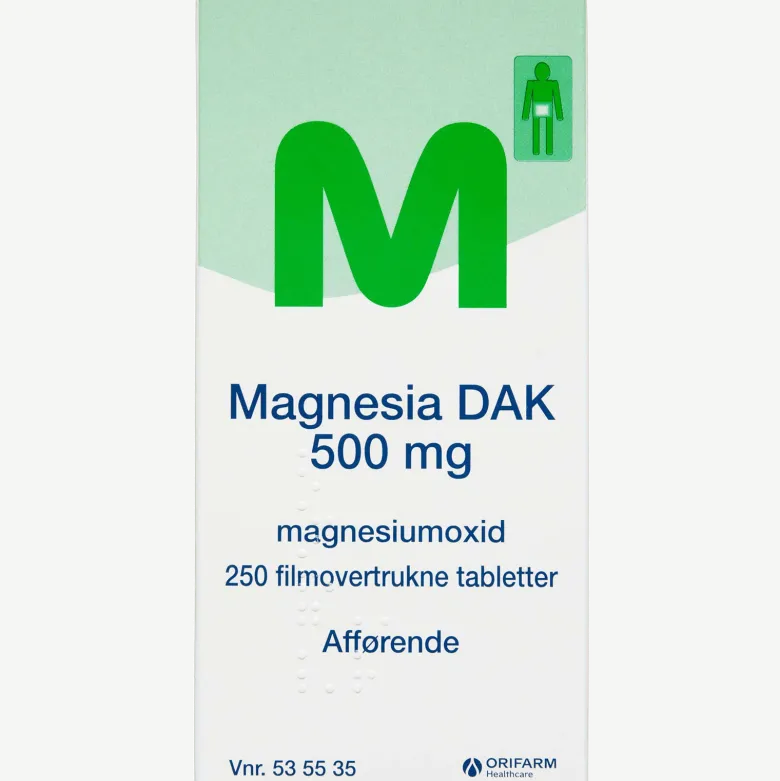 Magnesia DAK 500 mg (250 tabl)