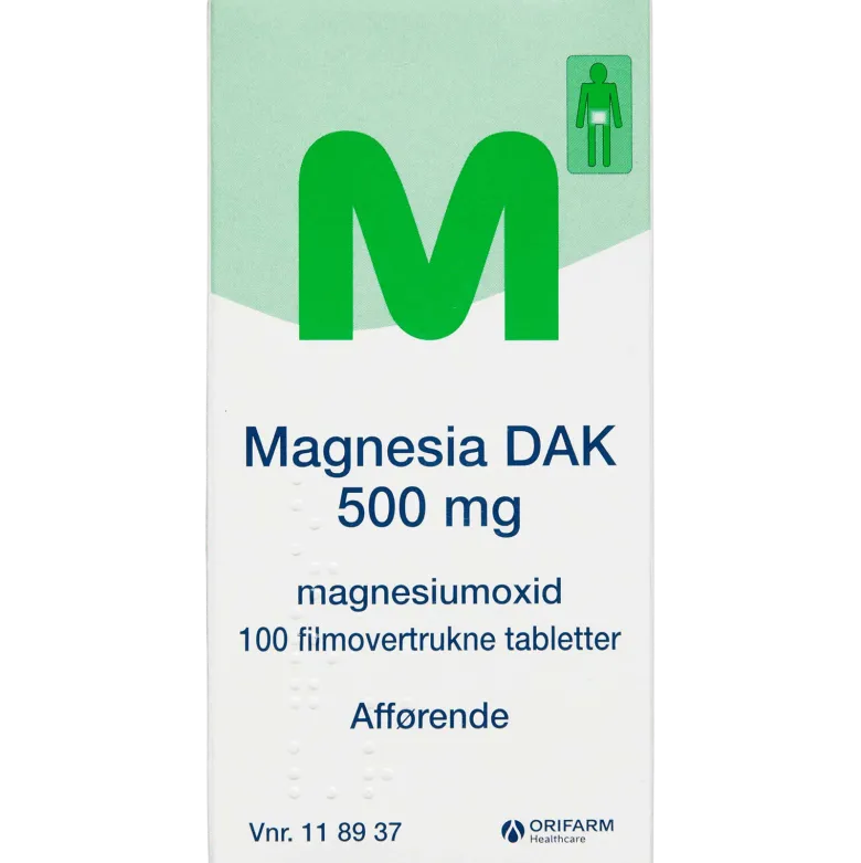 Magnesia DAK 500mg (100 tabl)