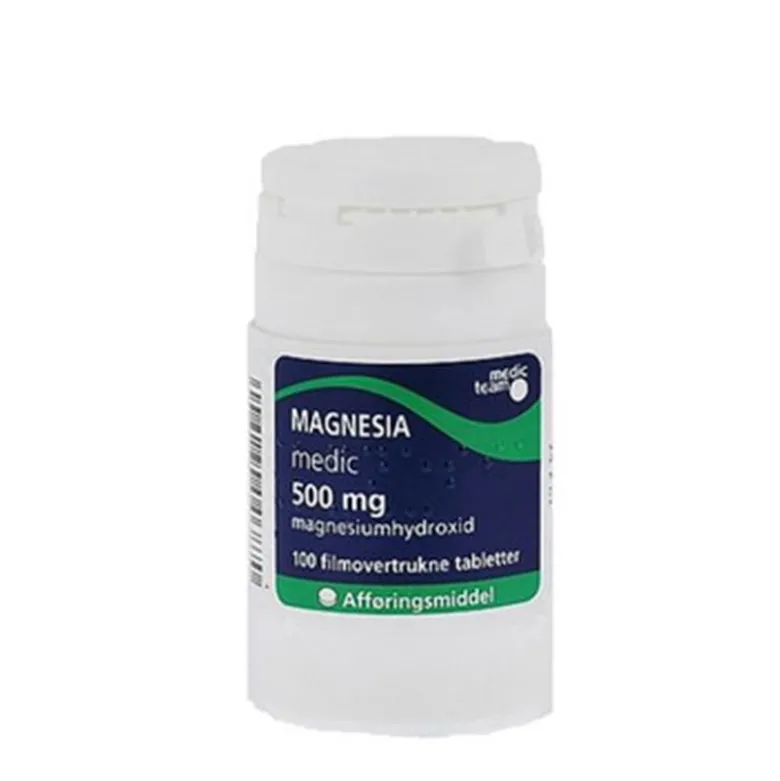 Magnesia 500mg (100 stk)