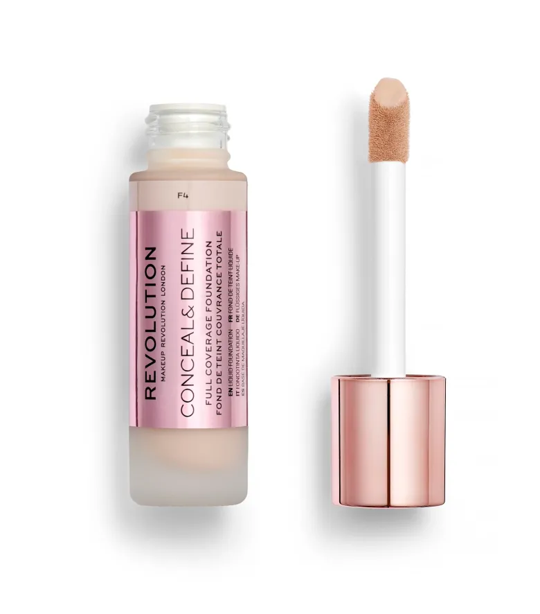 Makeup Revolution Conceal & Define Foundation F4 (23 ml)