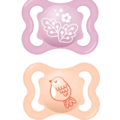 MAM Air Silicone Pink 0-6m Sut (2 stk)