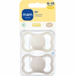 MAM Air Sut Neutral Natural Rubber 6-16M (2 stk)
