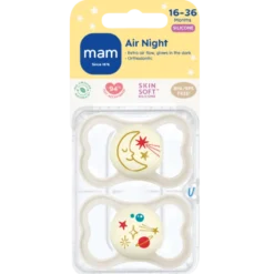 MAM Air Sut Night Neutral 16-36M (2 stk)