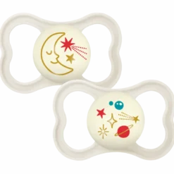 MAM Air Sut Night Silicone Neutral 6-16M (2 stk)