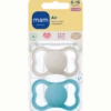 MAM Air Sut Silicone Blue 6-16M (2 stk)