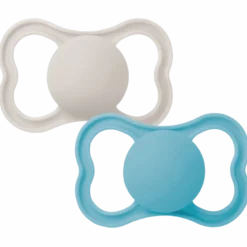 MAM Air Sut Silicone Blue 6-16M (2 stk)