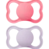 MAM Air Sut Silicone Pink 6-16M (2 stk)