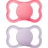 MAM Air Sut Silicone Pink 16-36M (2 stk)