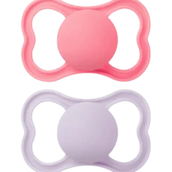 MAM Air Sut Silicone Pink 16-36M (2 stk)