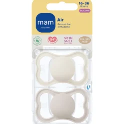 MAM Air Sut Silk 16-36M Neutral U. Print (2 stk)