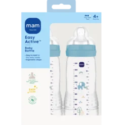 MAM Easy Active Sutteflaske Blue 330 ml (2 stk)