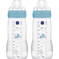 MAM Easy Active Sutteflaske Blue 330 ml (2 stk)