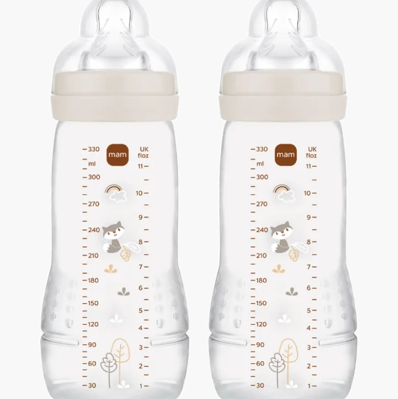 MAM Easy Active Sutteflaske Neutral 330 ml (2 stk)