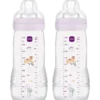 MAM Easy Active Sutteflaske Pink 330 ml (2 stk)
