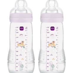MAM Easy Active Sutteflaske Pink 330 ml (2 stk)