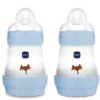 MAM Easy Start Anti Colic Sutteflaske Blue (160 ml) (2 stk)