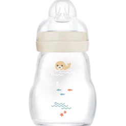 MAM Feel Good Glass Bottle Ass. Farver (170 ml)