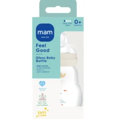 MAM Feel Good Glass Bottle Neutral (170 ml)