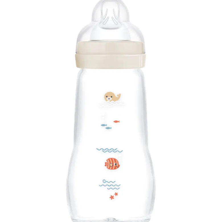 MAM Feel Good Glass Bottle Neutral (260 ml)