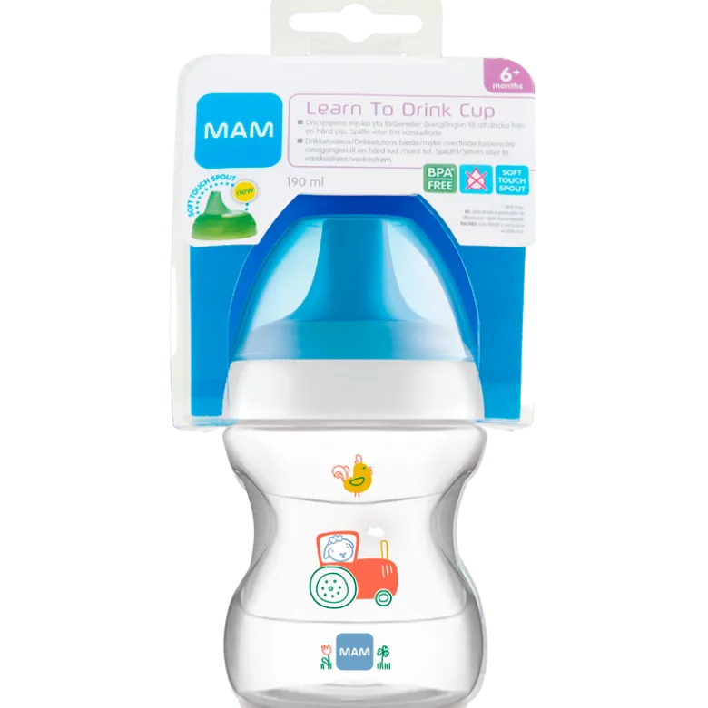 MAM Learn To Drink Cup Blue (190 ml)