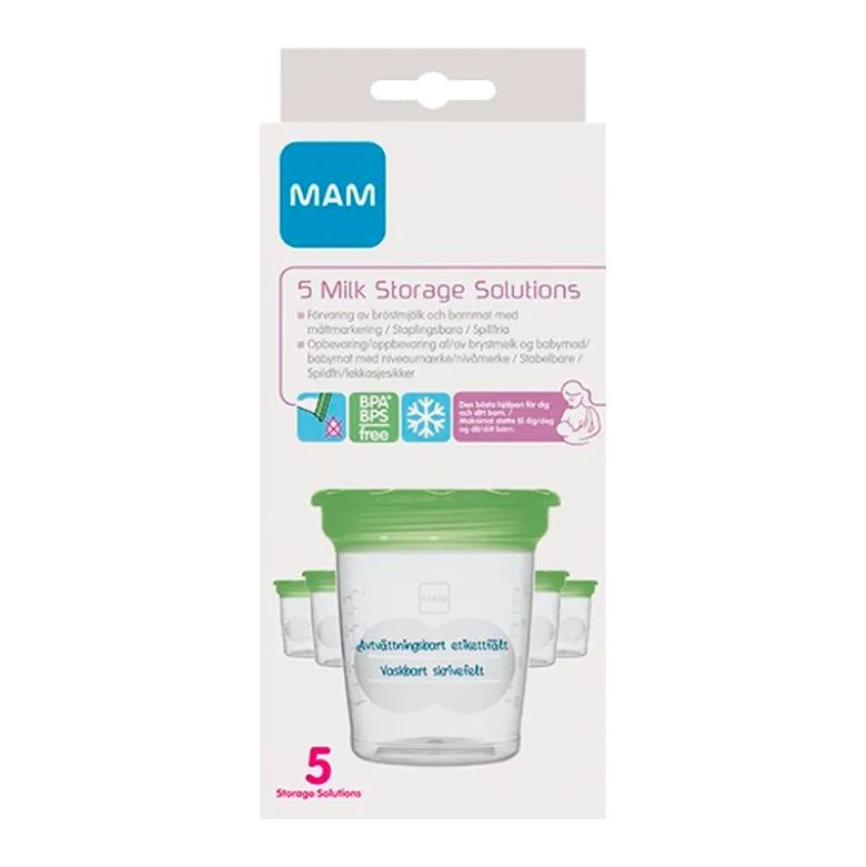 MAM Milk Storage Solution (5 stk)