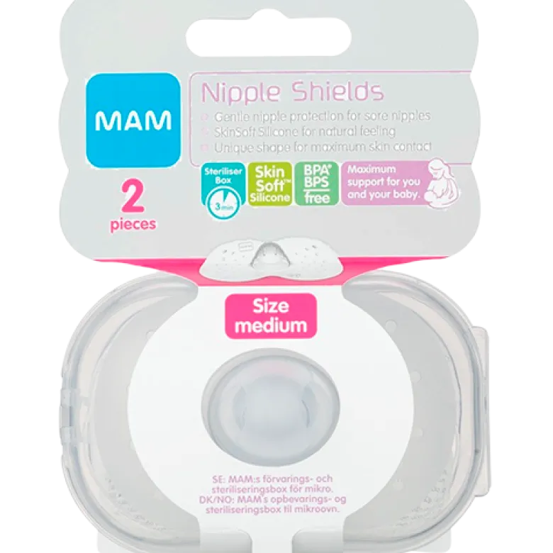 MAM Nipple Shields Size M (2 stk)
