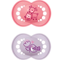 MAM Original Sut 6-16M Latex Pink (2 stk)