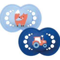 MAM Original Sut 6-16M Silk Blue (2 stk)