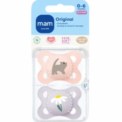 MAM Original Sut 0-6M Silk Pink (2 stk)