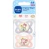 MAM Original Sut Night 0-6M Pink (2 stk)