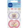MAM Original Sut Night 6-16M Silicone Pink (2 stk)